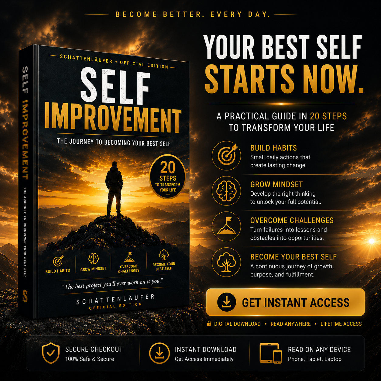 Self Improvement: The Journey to Becoming Your Best Self